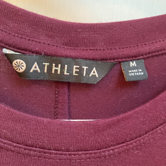 Athleta Purple Asymmtric Top, M - Picture 2 of 4